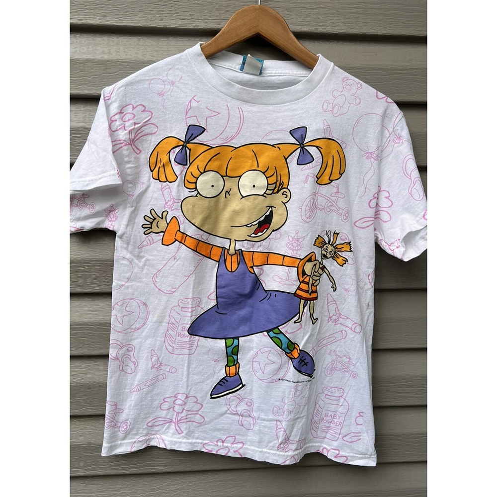 Vintage 90s 1997 Nickelodeon Rugrats T-shirt Cartoon Movie Cynthia Angelica USA